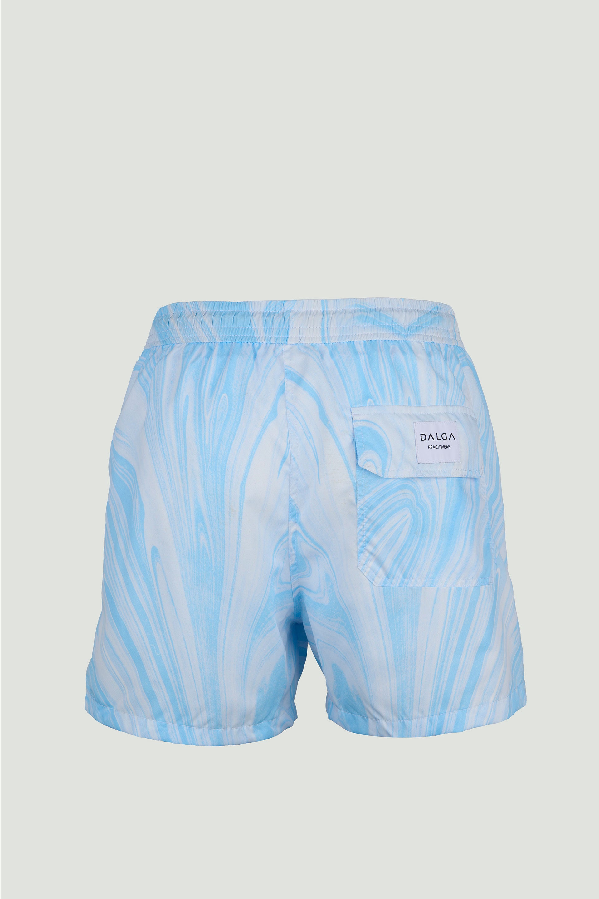 Sustainable Designer swim Trunks - Air Pattern