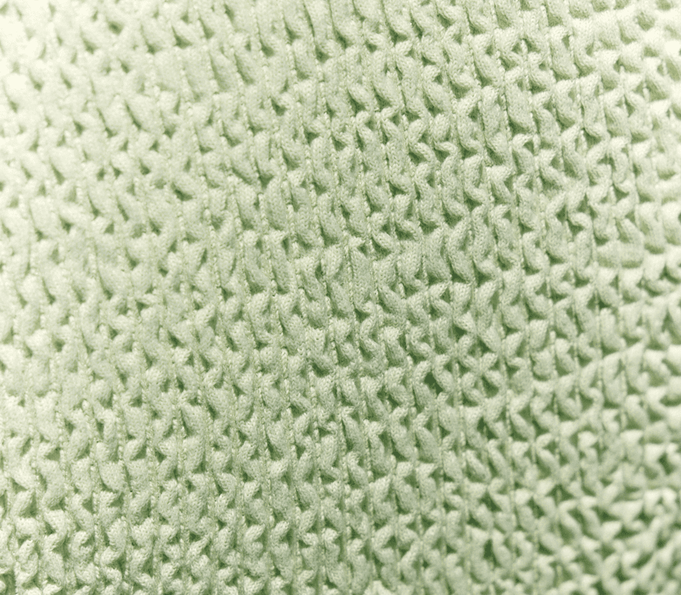 DALGA / Crinkle two-piece matcha bikini set
