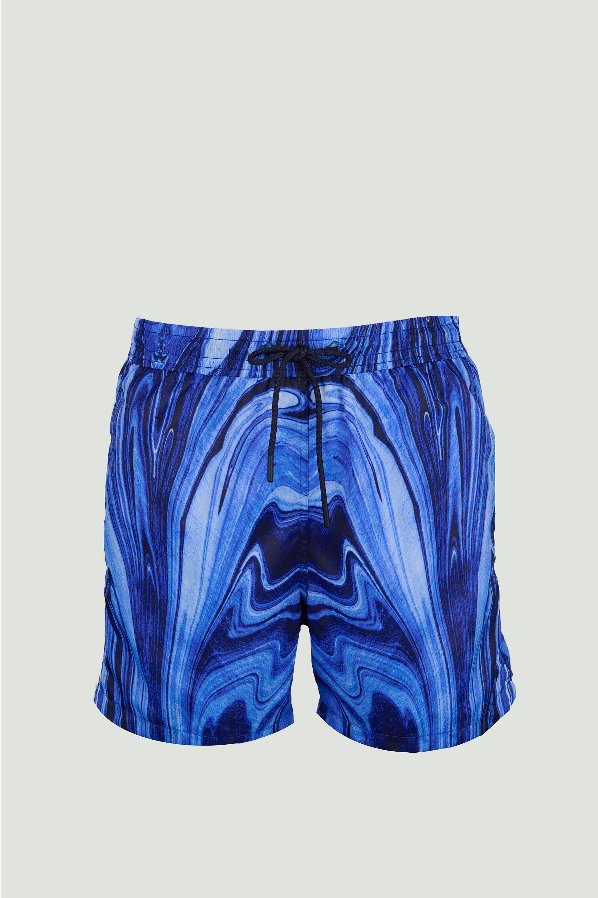 Sustainable Designer swim Trunks - Water Pattern