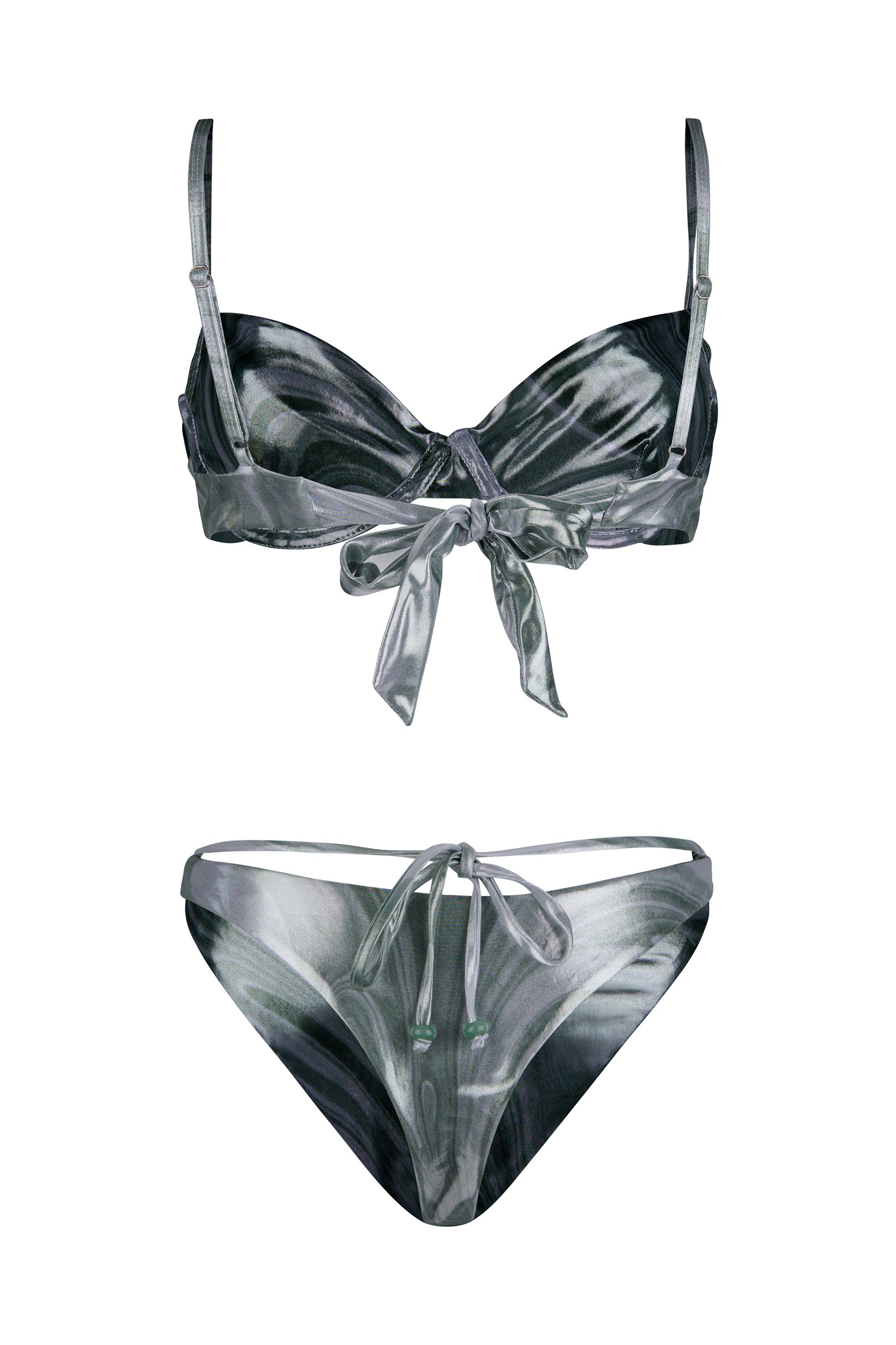 Bikini Matcha Club Girl with crystal stones bottom
