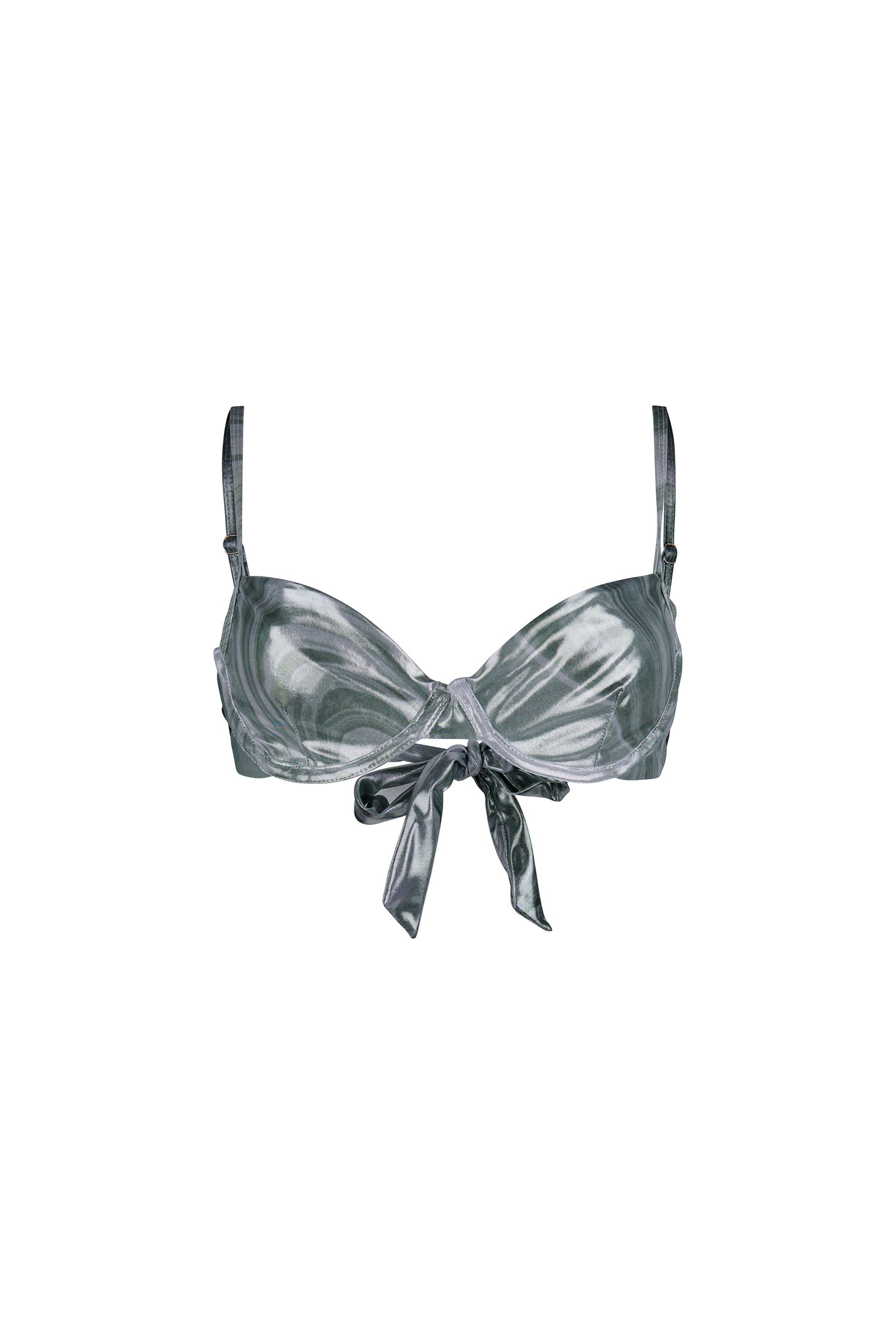 Bikini Matcha Club Girl with crystal stones top