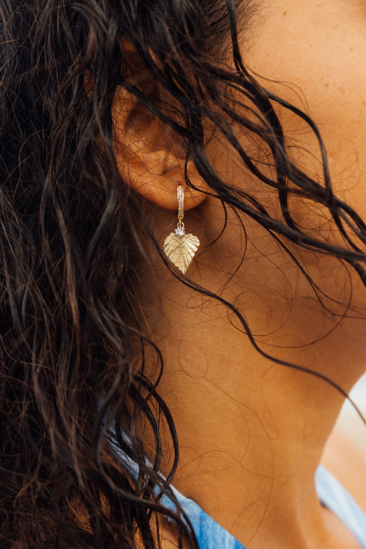 Boho Style Leave Creoles Zeynep