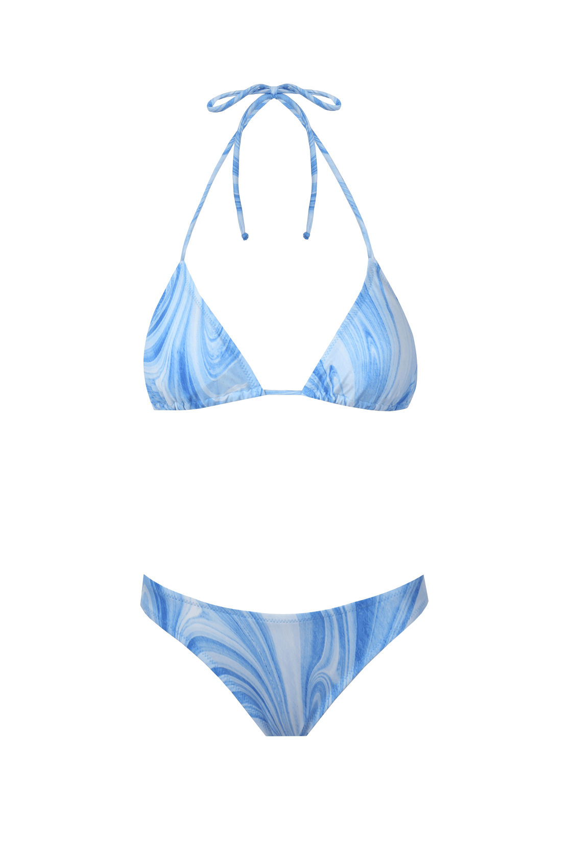 Marble Triangle Bikini Set