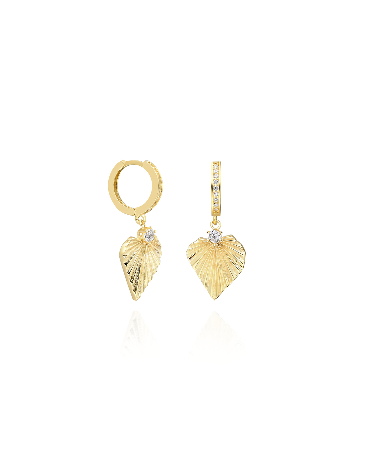 Boho Style Leave Creoles Zeynep