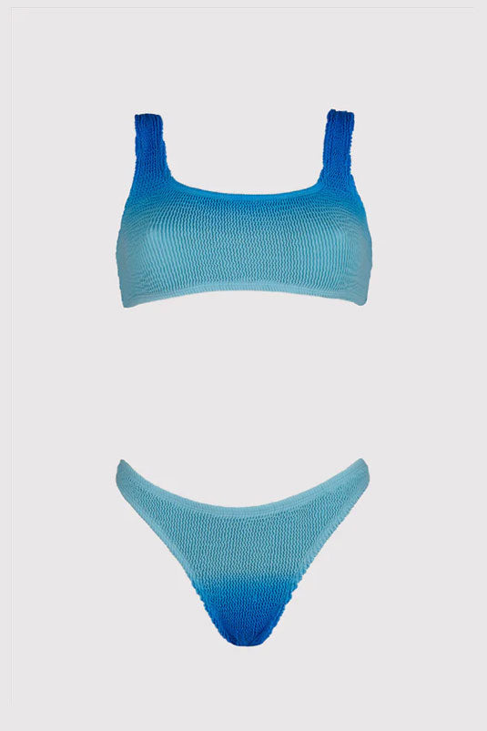 DALGA / Crinkle two-piece Ibiza bikini set