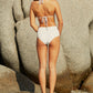 Highwaist Bikini Höschen in Off-White Gül