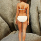 Triangel Bikini Top Asli in Off-White