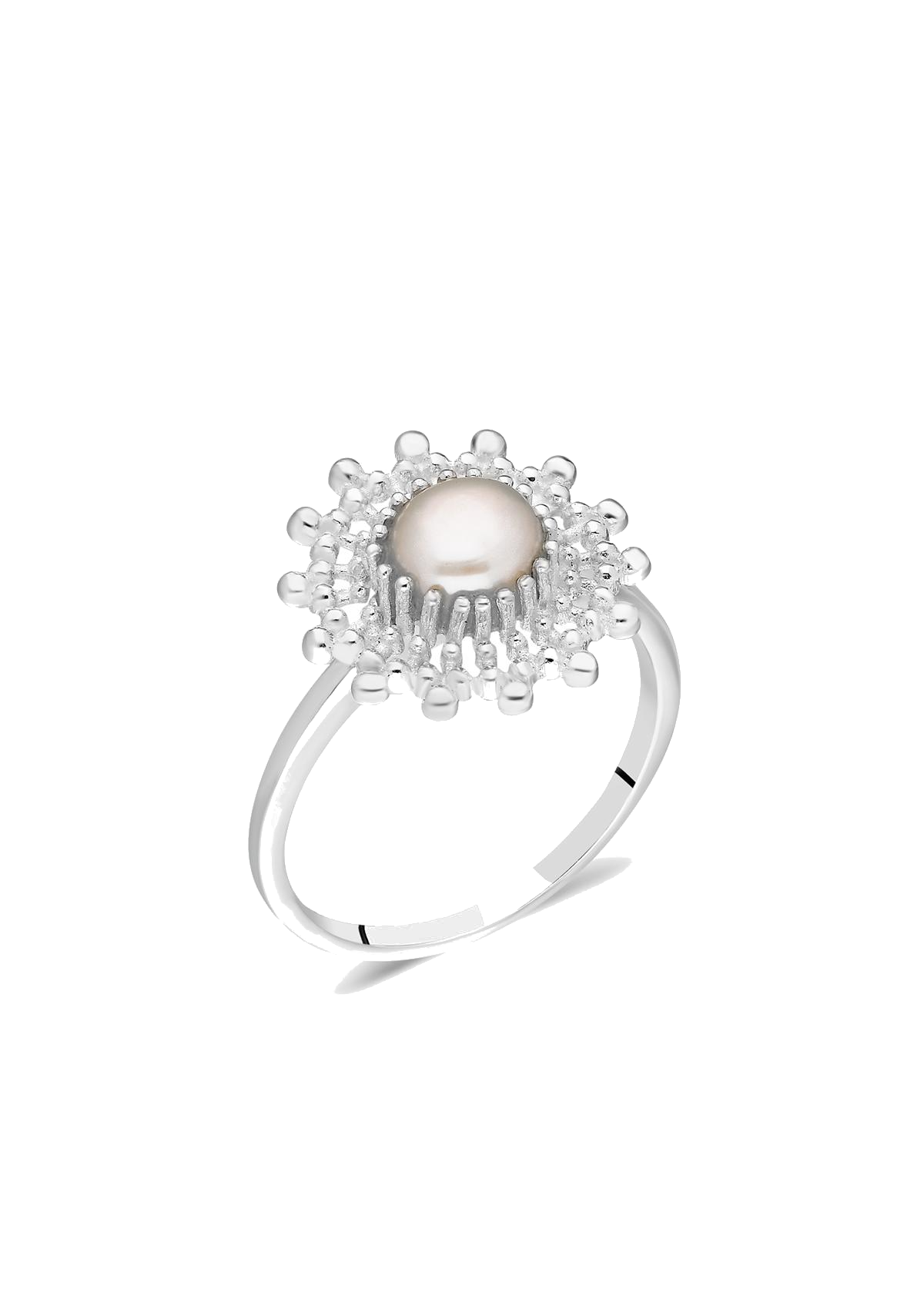 Gold Pearl Ring Azade