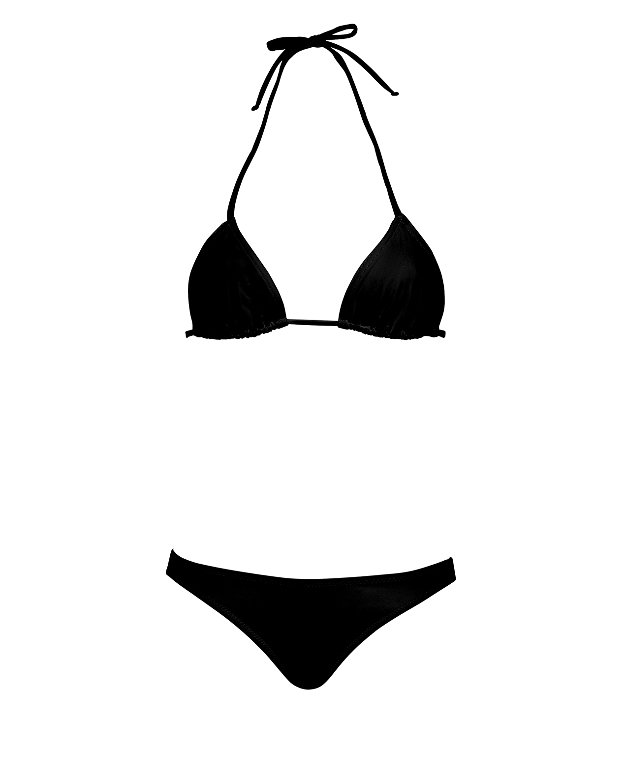 Triangel Bikini Set in Capri Blau